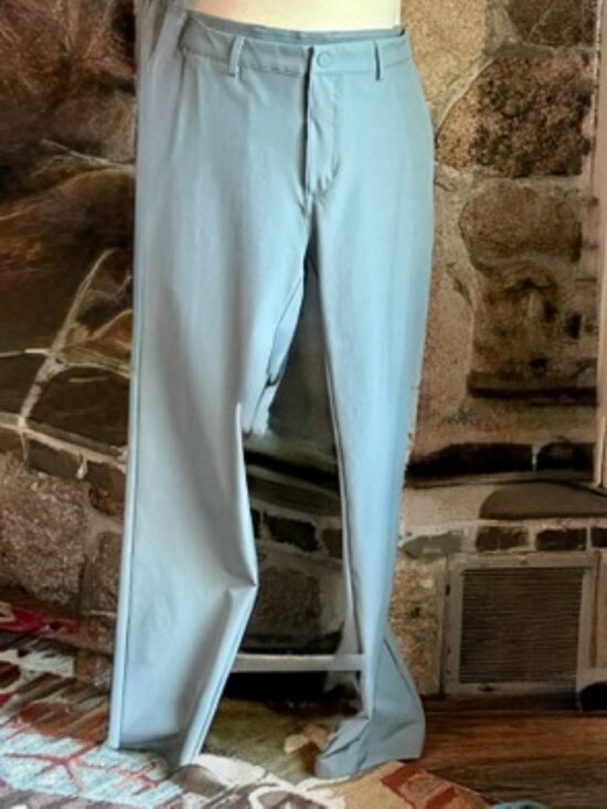 Greg Norman Collection Other - Greg Norman Collection Shark Logo Performance Golf Pants grey green Men's [34
